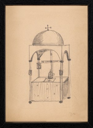 Jerzy NOWOSIELSKI (1923 - 2011), Projekt darochranitielnicy (tabernakulum)