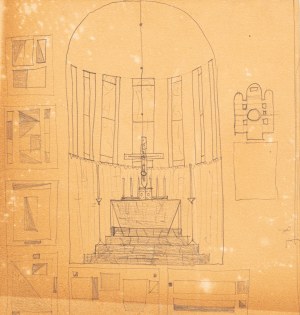 Jerzy NOWOSIELSKI (1923 - 2011), Projekty - prezbiterium - praca dwustronna
