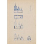 Jerzy NOWOSIELSKI (1923 - 2011), Orthodox church - architectural sketch