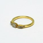 Bague en argent avec 0,50 ct de diamants