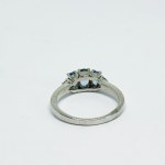 Silver ring with natural Tourmalines