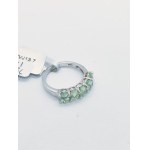 Ring with 5 amblygonites 2.10 ct, 925 silver, RocksTV certificate