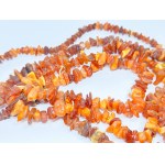 Three amber necklaces
