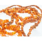Three amber necklaces
