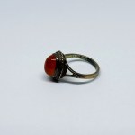 Vintage silver ring with Carnelian