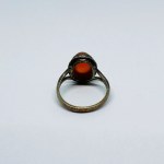 Vintage silver ring with Carnelian