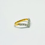 Gold Ring with 0.5 Ct Diamonds