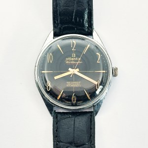 Montre homme Atlantic Worldmaster cadran noir 38 mm