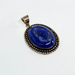 Silver Pendant with Lapis Lazuli