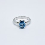 Silver ring with Topaz