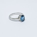 Silver ring with Topaz