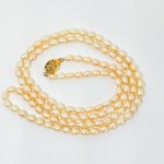 Long necklace of freshwater pearls
