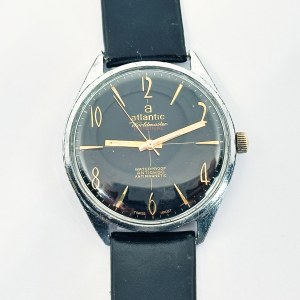 Atlantic Worldmaster watch black dial 38 mm