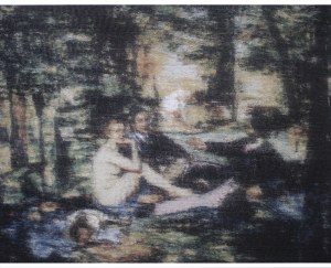 Bartosz Czarnecki (ur. 1988) - Édouard Manet - śniadanie na trawie, 2018