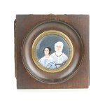 Due miniature di nobildonne