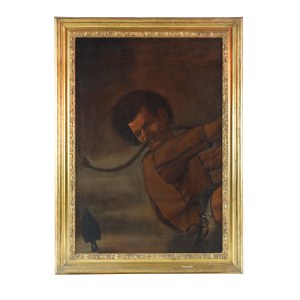 Salvator Rosa (ambito di) (1615 - 1673), Scuola romana - Figura di sgherro