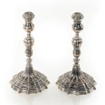 Pair of Silver Candlesticks 800