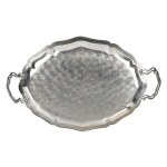 Silver 800 shaped tray