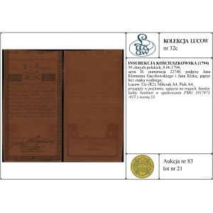 Poland, 50 Polish zloty, 8.06.1794, D