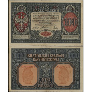 Polska, 100 marek polskich, 9.12.1916, Generał, A