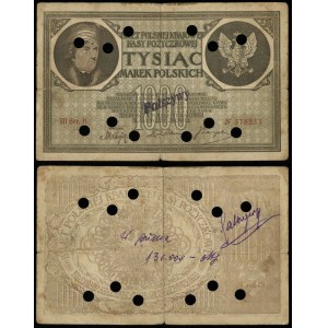 Poland, 1,000 Polish marks (period forgery), 17.05.1919, III-B