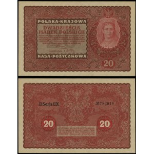 Poland, 20 Polish marks, 23.08.1919, II-EX