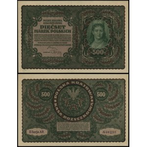 Poland, 500 Polish marks, 23.08.1919, II-AR