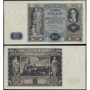 Poland, 20 gold, 11.11.1936, DK