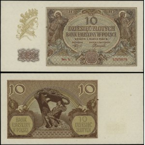 Polska, 10 złotych, 1.03.1940, L