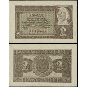 Poland, 2 zloty, 1.08.1941, AE