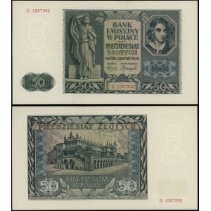 Polska, 50 złotych, 1.08.1941, D