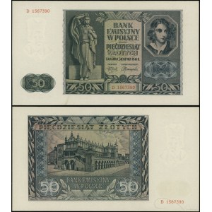 Poland, 50 zloty, 1.08.1941, D