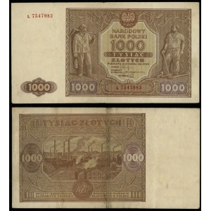 Polonia, 1.000 zloty, 15.01.1946, L