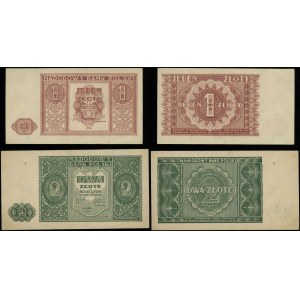 Poland, set: 1 and 2 gold, 15.05.1946