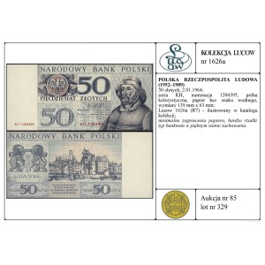 Poland, 50 zloty, 2.01.1964
