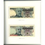 Poland, banknote booklet Polish circulating banknotes from 1975 - 1996.