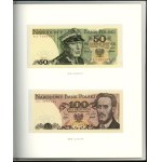 Poland, banknote booklet Polish circulating banknotes from 1975 - 1996.