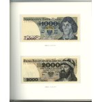 Poland, banknote booklet Polish circulating banknotes from 1975 - 1996.