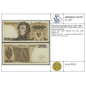 Poland, 500 zloty, 15.06.1976, AG