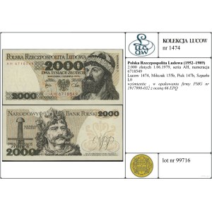 Poland, 2,000 zloty, 1.06.1979, AH
