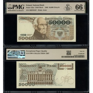 Polska, 50.000 złotych, 1.12.1989, M