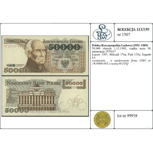 Polska, 50.000 złotych, 1.12.1989, M