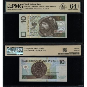 Poland, 10 zloty, 25.03.1994, GD