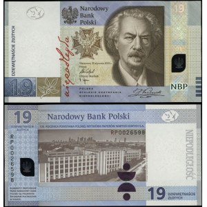 Poland, 19 zloty, 25.01.2019, Paderewski