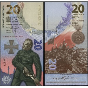 Polska, 20 złotych, 29.01.2020, Bitwa Warszawska