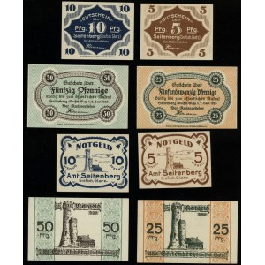 Silesia, Stronie Śląskie, set: 5, 10, 25, 50 fenigs, 2.09.1920