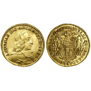 Austria, ducat, 1751, Salzburg