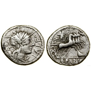 Republika Rzymska, denar, (124 pne), Rzym