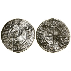England, CRVX type denarius, (991-997), Wallingford, Oda minster