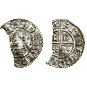 Anglie, denár typu CRVX, (991-997), mincovna Lympne(?), mincovna Leofwine